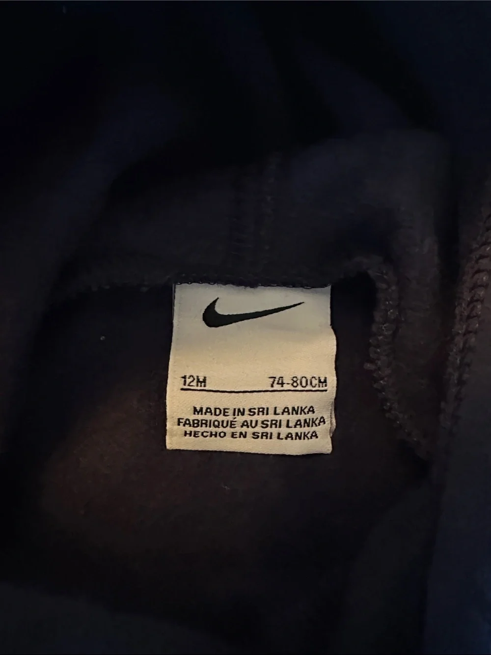 Nike Navy Blue Kids 'Just Do It' Pullover Hoodie